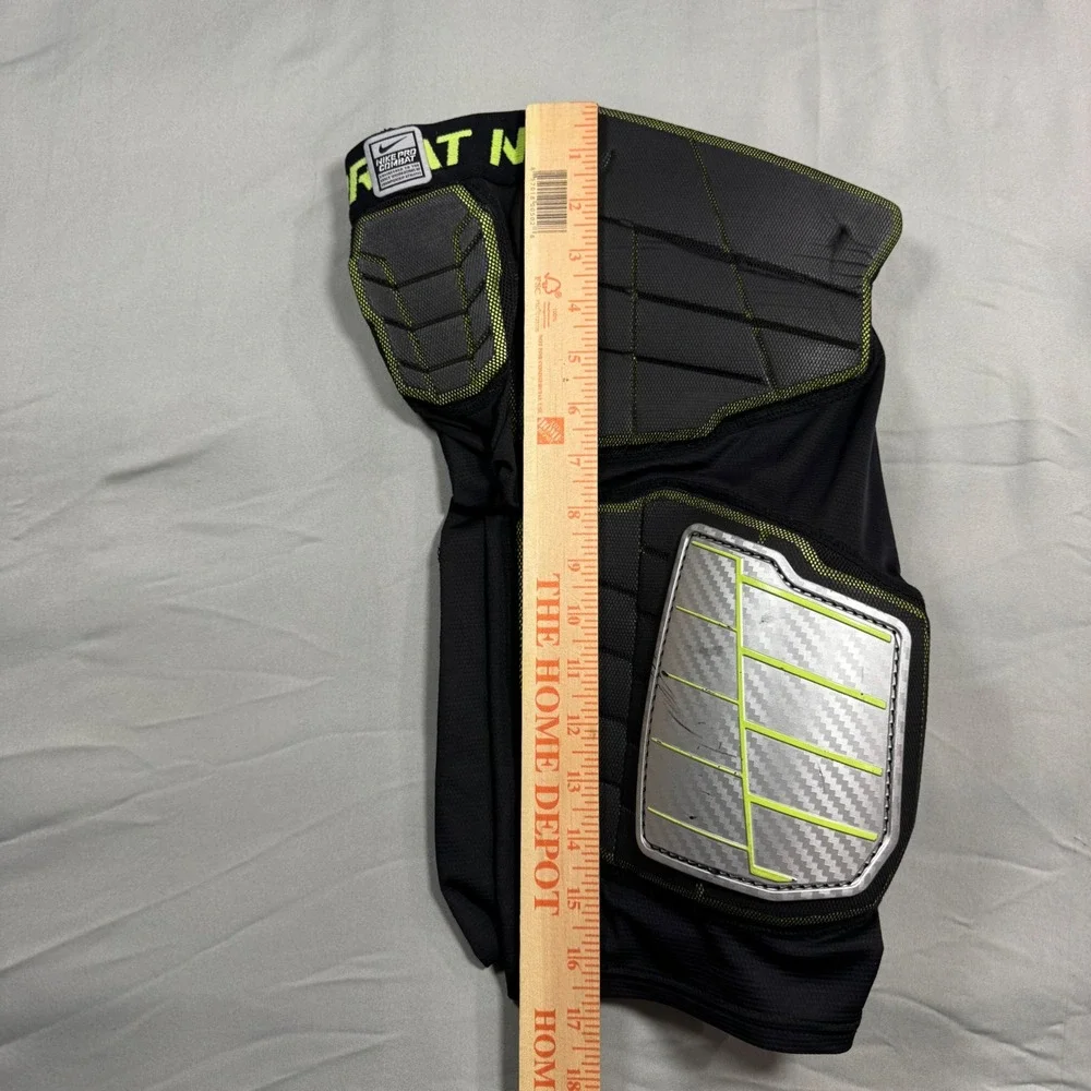 Nike Pro Combat Hyperstrong 3.0 Hard Plate Shorts Mens L Padded Black Volt